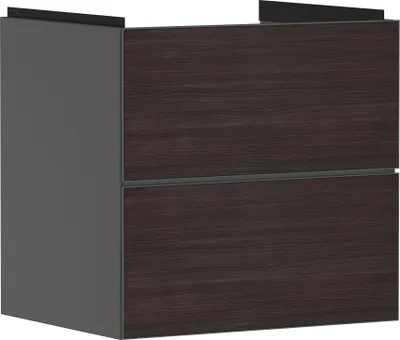 Produktbild von hansgrohe Xevolos E Waschtischunterschrank, 2 Schubkästen, SoftClose, 580x475x555mm, für den Waschtisch, 54177730