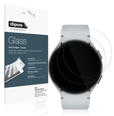 Produktbild von 2x Schutzfolie für Samsung Galaxy Watch 6 47mm - Anti-Shock 9H Folie dipos Glass Kunststoffglas