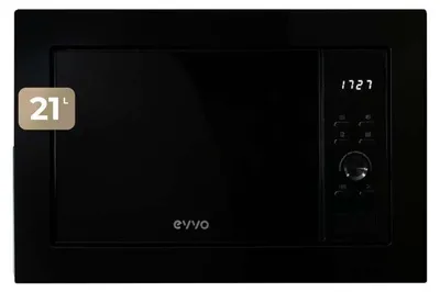 Produktbild von EVVO Mi30, Integriert, Kombi-Mikrowelle, 21 l, 750 W, Eingebautes Display, Drehregler, Tasten