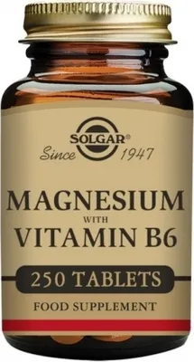 Produktbild von Magnesium + Vitamin B6 Solgar