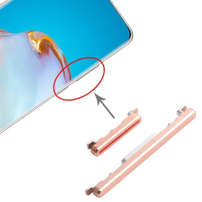 Image de Bouton d'alimentation pour Huawei P40 Pro doré (marche/arrêt et volume) - Pièce de rechange