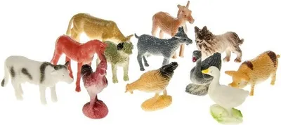 Immagine prodotto di set gioco animali della fattoria 12 pezzi