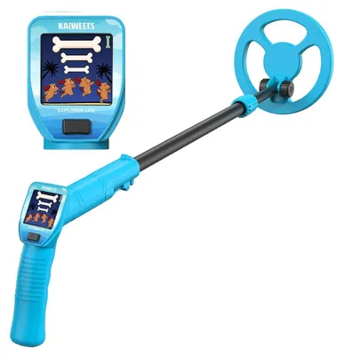Obrázok produktu pre Detektor kovov, nastaviteľná tyč, farebný LCD displej, KAIWEETS EXPLORER LITE