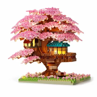 Produktbild von Sakura Baumhaus Bausteine mit Licht, DIY Geschenkidee