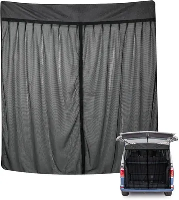 Produktbild von PromoHome® Insektenschutz Auto VW T7 2022-2025 Hecktür – Magnetisches Mückennetz Atmungsaktiv Einlagig für Outdoor Camping