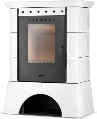Zdjęcie produktu dla Piec kominek kaflowy wolnostojący koza ATOL 10 kW kolor ivory