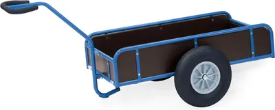 Produktbild von Fetra Handwagen mit 4 Wänden und Polyurethanbereifung, 1145x545mm Ladefläche