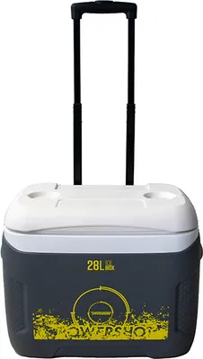 Produktbild von Kühlbox - 28L - Mit Rollen & Teleskopstange - Ohne Strom - Ideal, um den ganzen Sommer frisch zu picknicken