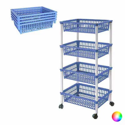 Produktbild von Gemüsewagen Tontarelli Abnehmbar 4 Schubladen (40 X 29 x 18 cm)