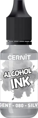Produktbild von Cernit 6x Alkoholtinte 20ml, Silber - Silber CE2000020080C