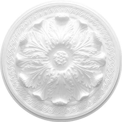 Produktbild von 1 Deckenrosette | Innendekor | Stuck | EPS | Nachbildung | 470x470mm | R-8.weiß