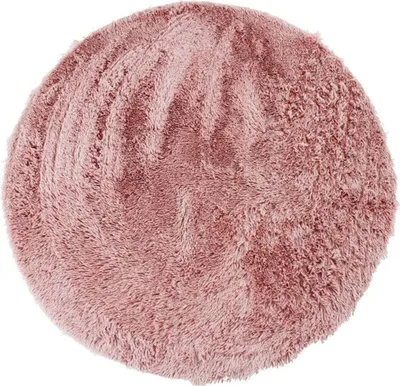 Image de Tapis  à base fine et souple extra doux rose diam.120