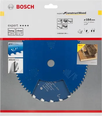 Produktbild von Kreissägeblatt Expert for Construct Wood, H 184 x 16, Z24