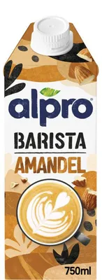 Zdjęcie produktu dla Alpro Barista Napój Migdałowy 750 ml – Wegańskie, bez laktozy Napój migdałowy do spieniania