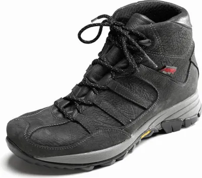 Produktbild von Owney Wanderschuhe anthrazit 5 (38) Nubukleder Outdoorschuhe wasserdicht rutschfeste Vibram Sohle