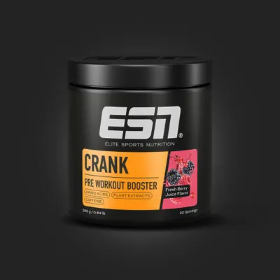 Produktbild von ESN Crank Booster 380g - Fresh Berry Juice
