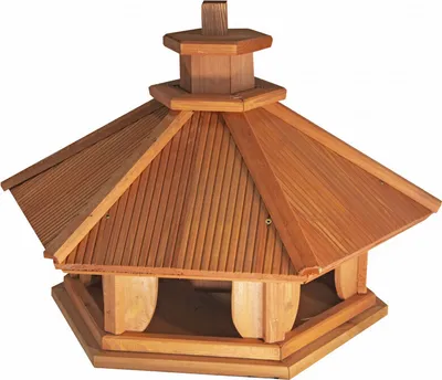 Produktbild von 4iQ Massivholz-Vogelfutterhaus CZAJKA V 43x49,5x43,5 cm