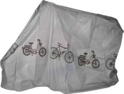 Produktbild von Wasserabweisende Fahrradabdeckung aus Polyethylen mit Klettverschluss, leicht zu reinigen