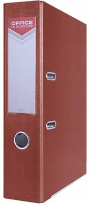 Image de Fournitures de bureau : Classeur A4, format 75 mm, couleur bordeaux, avec fermetures
