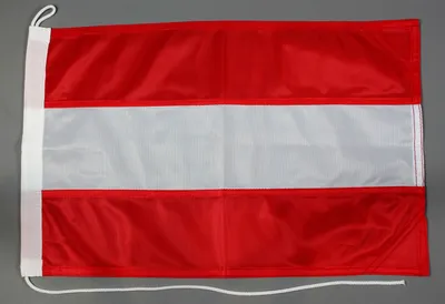 Produktbild von Bootsflagge Österreich 30x45 cm Motorradflagge Bootsfahne