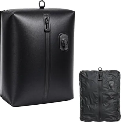 Productafbeelding van Hp hope USB-vacuümzak voor kleding - Reizen - 25 l - Zwart