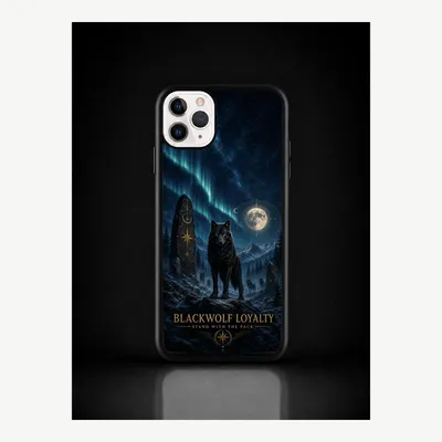 Immagine prodotto di Custodia protettiva LUNØIR Blackwolf, realizzata in TPU e policarbonato, per iPhone 11 Pro