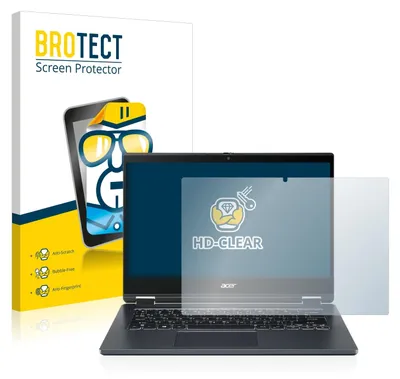 Produktbild von Für Acer TravelMate Spin P4 14" 16:9 Schutzfolie BROTECT Displayschutz Display Schutz Folie Klar Transparent
