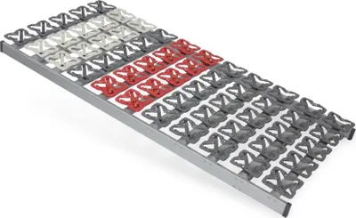 Produktbild von Tellerlattenrost 100x200 - Cirro NV - Unverstellbar - Modul - Froli Teller - Tellerrahmen - Tellerrost 100x200