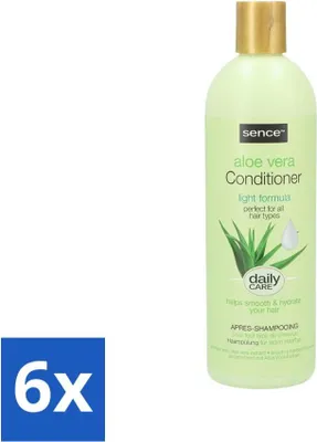 Produktbild von Sence - Aloe Vera - Spülung - Feuchtigkeitsspendend - 400 ml - Vorteilspack - 6 Stücke