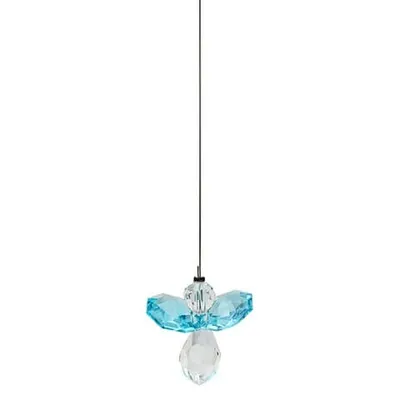 Produktbild von Schutzengel aus Glasstein - Aquamarin