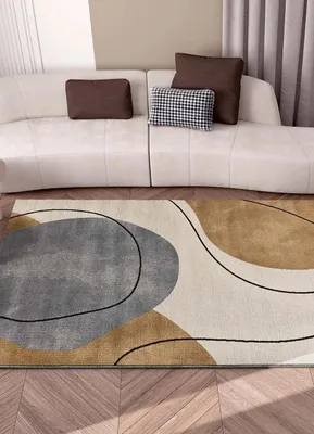 Produktbild von ATTICGO Kurzflorteppich NEW YORK Geometrisch in Mehrfarbig, 80x150 cm