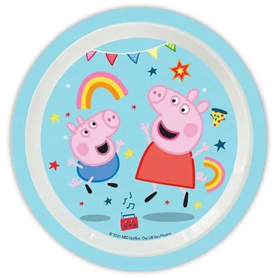 Image de Medallion Peppa Wutz Assiette réutilisable 20cm