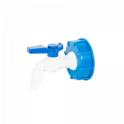 Obrázek produktu pro BRADAS Sada pro kontejner na vodu IBC, redukce IBCS60 a kohoutek 3/4" s výstupem pro hadici 5/8" BR-IBCS60-KP3412