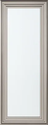 Zdjęcie produktu dla BELIANI Lustro ścienne wiszące srebrne 50 x 130 cm łazienka sypialnia toaletka