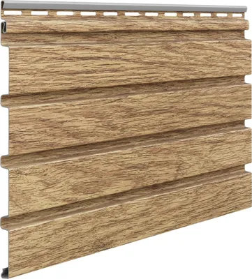 Produktbild von VOX Fassadenpaneele FRONTO - Außenlamellen in 3D-Holzdekor SXP-06 - Wasserfest & UV-beständig - 295 x 28,3 cm - 10 Stück - Honigeiche