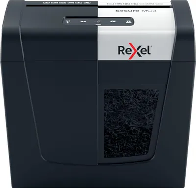 Immagine prodotto di Rexel Secure MC3 distruggi documenti Triturazione incrociata 60 dB Nero, Argento