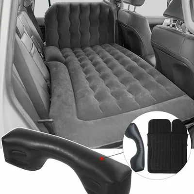 Produktbild von Tragbar Grau Luftmatratzen Luftbett Aufblasbare Matratze Autobett