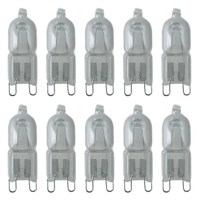 Produktbild von 20 x Radium Halogen Leuchtmittel Stiftsockel 35W G9 klar 460lm warmweiß 2800K dimmbar
