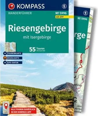 Produktbild von KOMPASS Wanderführer Riesengebirge mit Isergebirge, 55 Touren mit Extra-Tourenkarte