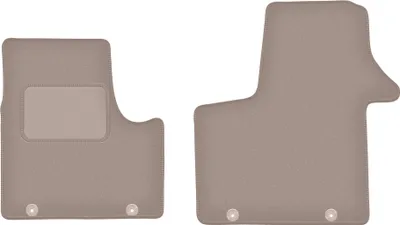 Zdjęcie produktu dla Welurowe dywaniki samochodowe do Renault Trafic III dostawczy (2014-) - beżowe dywaniki podłogowe LUX komplet (1 szt.)