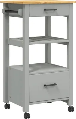 Obrázok produktu pre Kuchynský vozík MONZA 48x40x88,5 cm borovicový masív