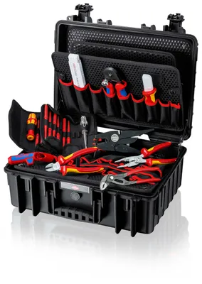 Produktbild von KNIPEX Werkzeugkoffer Robust23 Elektro 25-teilig 370 mm