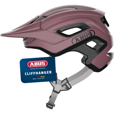 Produktbild von ABUS MTB-Helm CliffHanger - Fahrradhelm für anspruchsvolle Trails - mit großen Lüftungsöffnungen & TriVider Riemensystem - für Damen und Herren - Rot, Größe M