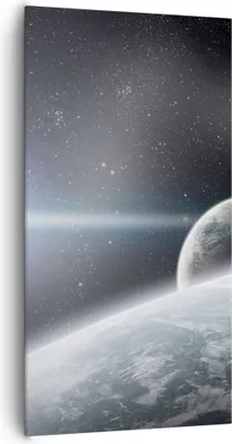 Produktbild von Bild auf Leinwand - Leinwandbild - Planeten Kosmos Sterne - 65x120cm - Wand Bild - Wanddeko - Leinwanddruck - Bilder - Kunstdruck - Wanddekoration - Leinwand bilder - Wandkunst - PA65x120-2327