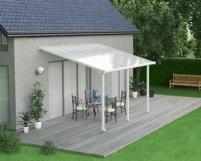 Obrázok produktu pre Strecha na terasu Palram - Canopia Olympia 3x4,2 425 x 295 cm biela