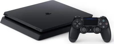 Produktbild von PS4 Gut Slim 2216B Schwarz+Kabel+Controller