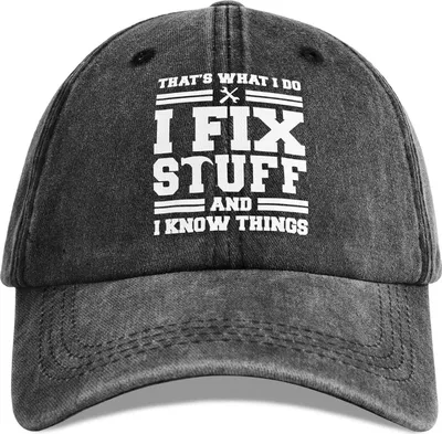 Immagine prodotto di Cappellino da baseball, colore grigio scuro, cotone, taglia unica, regolabile, con scritta