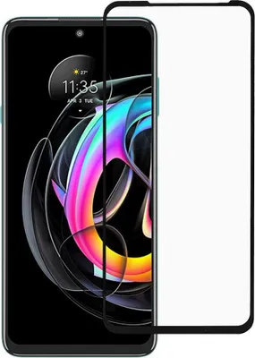 Produktbild von Motorola Edge 20 Displayschutz - Full-Cover 9H Panzerglas - Schwarz