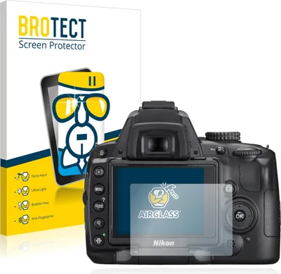 Produktbild von BROTECT Schutzglas für Nikon D5000 Schutzfolie Panzer Folie Glas Display Schutz klar