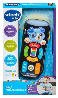 Zdjęcie produktu dla VTech Baby 's Afstandsbediening, 0,75 lat(a), Brzmienie, Funkcja mówienia, Wymagane baterie, AAA, Plastik